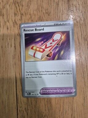 QTY 7 Pokémon Trainer Rescue Board Card Pokemon Tool